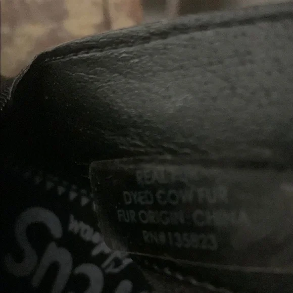 Black and Brown Ankle Boots with Leopard Print - Picture 8 of 8